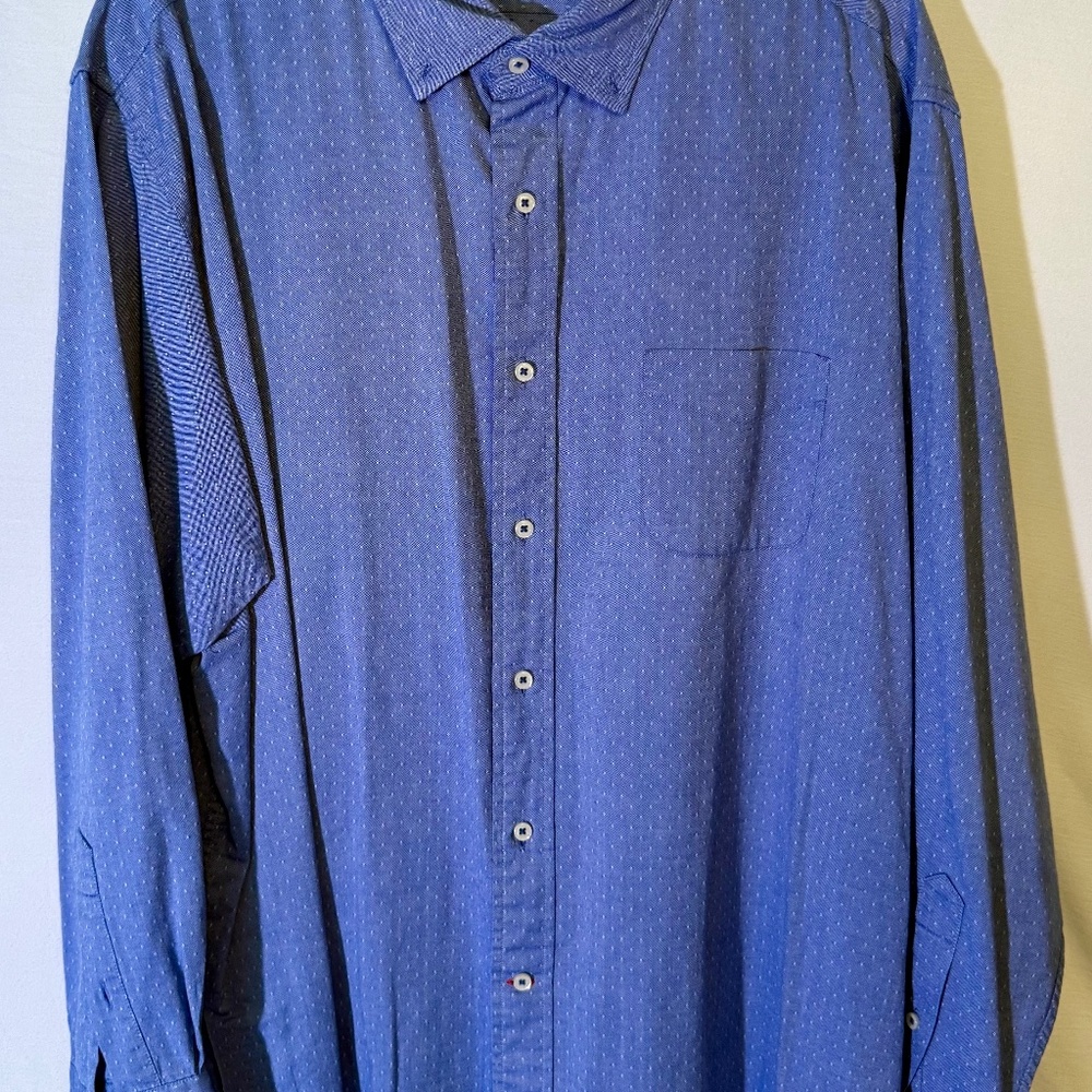 Daniel Cremieux Navy Micro-Dot Button-Down